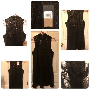 Black sequin Guess dress